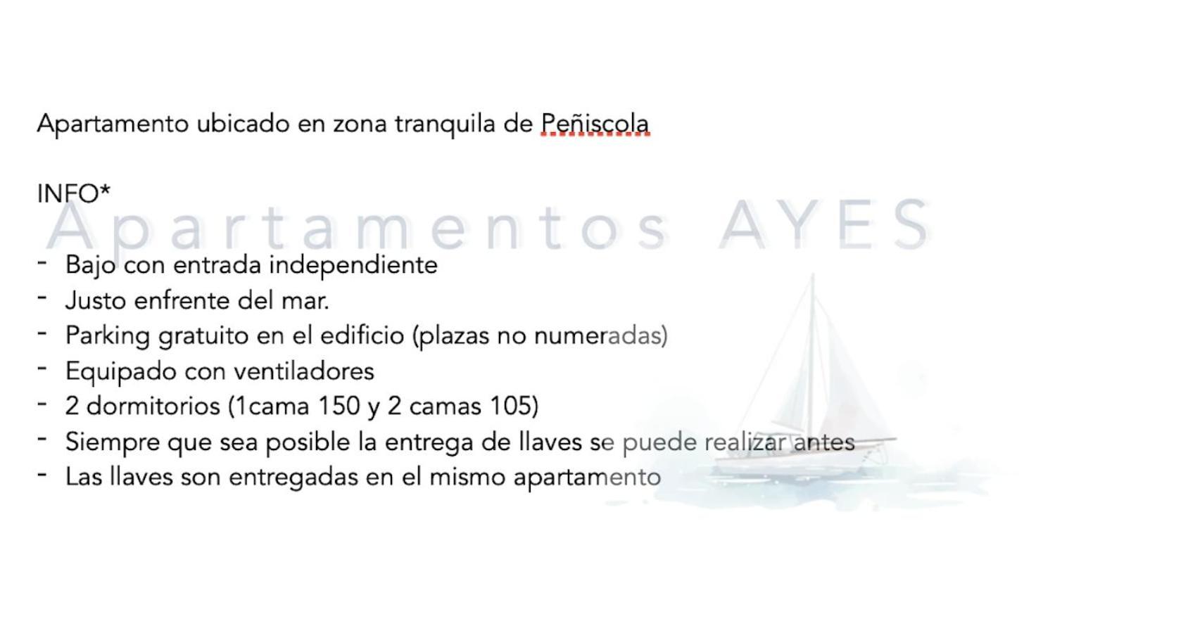 Apartamento Playa Norte Peniscola Luaran gambar